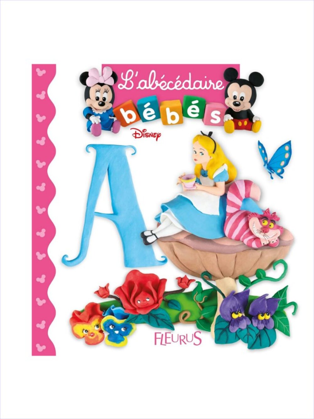 Disney Alphabet Hardcover Board French Kid Book (Abécédaire Disney)Brand New
